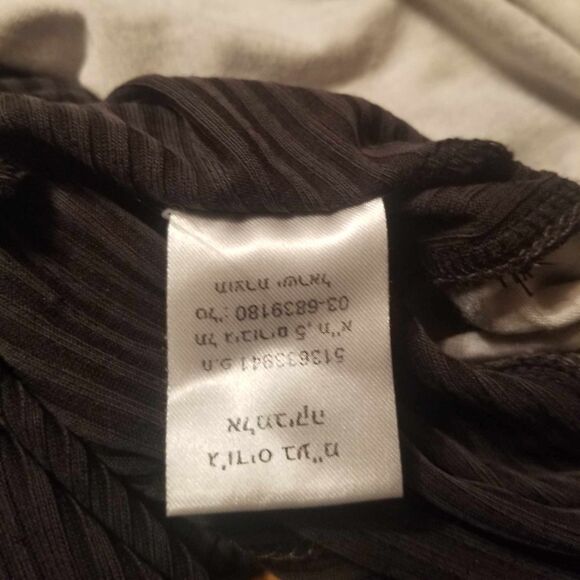 LagenLook Alembika Yellow Gray Asymmetric Tank Dress Free Black Top Womens Sz S - Picture 4 of 16